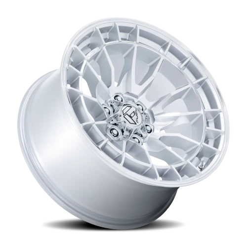 Fuel Revolt SD 17x9 -12 6x139.7mm 106.1mm Hyper Silver Machined Face