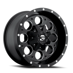Fuel Revolver D525 15x10 -43 5x139.7mm 108mm Matte Black Milled