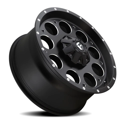 Fuel Revolver D525 18x9 -12 6x135mm 106.4mm Matte Black Milled