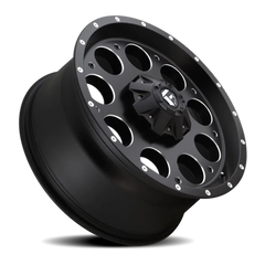 Fuel Revolver D525 17x9 -12 5x114.3mm 78.1mm Matte Black Milled