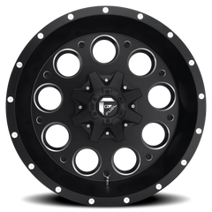 Fuel Revolver D525 18x9 -12 8x165.1mm 125.2mm Matte Black Milled