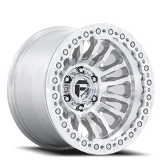 Fuel Rincon Beadlock FC125DX 17x9 -38 5x127mm 71.5mm Machined Silver