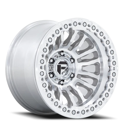 Fuel Rincon Beadlock FC125DX 17x9 -38 8x165.1mm 125.1mm Machined Silver