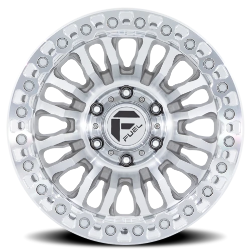 Fuel Rincon Beadlock FC125DX 17x9 -38 8x165.1mm 125.1mm Machined Silver