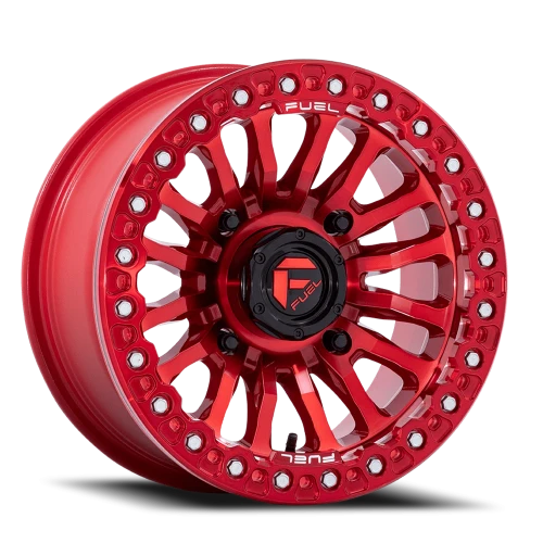 Fuel Rincon UTV Beadlock FV125QX 15x7 +10 4x110mm 86mm Candy Red
