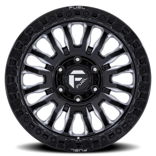 Fuel Rincon SBL FC857BE 20x9 +1 6x139.7mm 106.1mm Gloss Black Milled