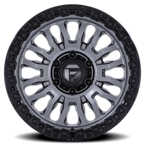 Fuel Rincon SBL FC857AB 17x9 +20 8x165.1mm 125.1mm Matte Gunmetal Matte Black Lip