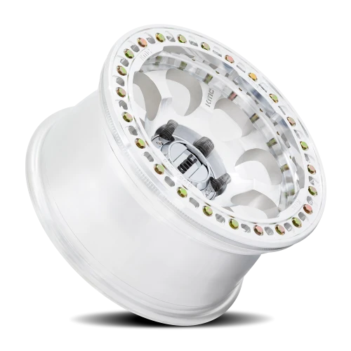 KMC Riot Beadlock KM237 SL 17x9 -38 6x139.7mm 108mm Machined Silver