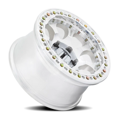 KMC Riot Beadlock KM237 SL 17x9 -38 6x139.7mm 108mm Machined Silver
