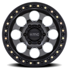 KMC Riot SBL KM550 AB 18x9 +18 6x135mm 87.1mm Anthracite Satin Black Lip
