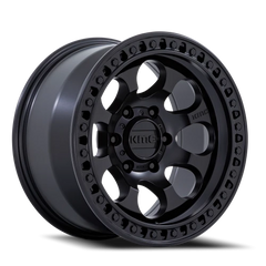 KMC Riot SBL KM550 MX 18x9 +18 6x114.3mm 66.06mm Satin Black Satin Black Lip
