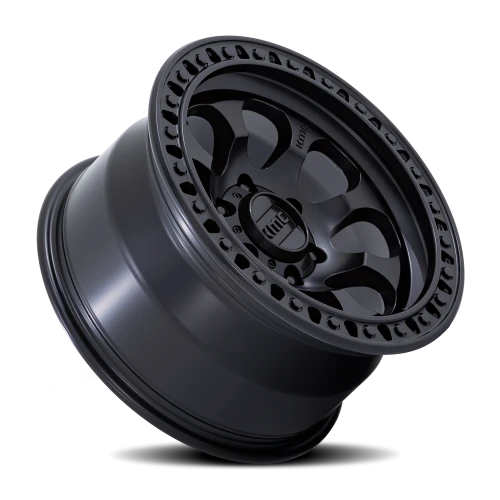 KMC Riot SBL KM550 MX 18x9 +18 6x139.7mm 106.1mm Satin Black Satin Black Lip