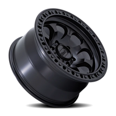 KMC Riot SBL KM550 MX 18x9 +18 6x114.3mm 66.06mm Satin Black Satin Black Lip