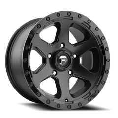 Fuel Ripper D589 17x9 +1 5x127mm 78.1mm Matte Black