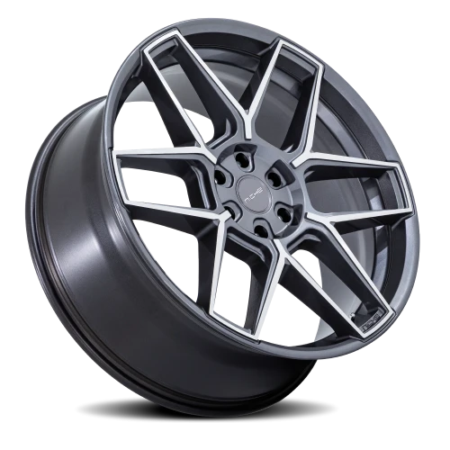 Niche Rise NC281 20x10.5 +38 5x120mm 72.56mm Anthracite Machined Face