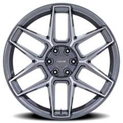 Niche Rise NC281 24x10 +30 5x127mm 71.5mm Anthracite Machined Face