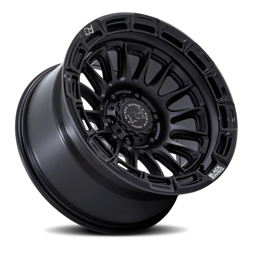 Black Rhino Rival BR025MB 17x8.5 +10 5x127mm 71.5mm Matte Black Gloss Black Lip