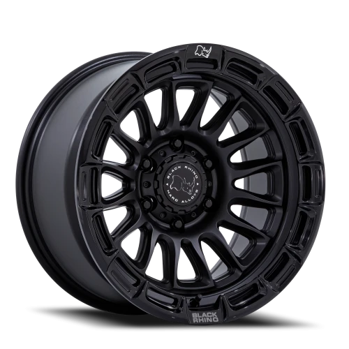 Black Rhino Rival BR025MB 17x8.5 +10 6x139.7mm 106.1mm Matte Black Gloss Black Lip