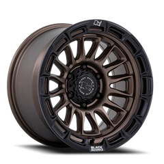 Black Rhino Rival BR025ZB 17x9 +1 6x139.7mm 106.1mm Burnt Bronze Matte Black Lip