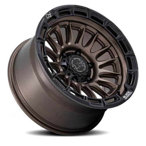 Black Rhino Rival BR025ZB 17x8.5 +25 6x139.7mm 106.1mm Burnt Bronze Matte Black Lip