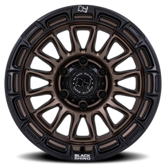 Black Rhino Rival BR025ZB 17x8.5 +10 6x139.7mm 106.1mm Burnt Bronze Matte Black Lip