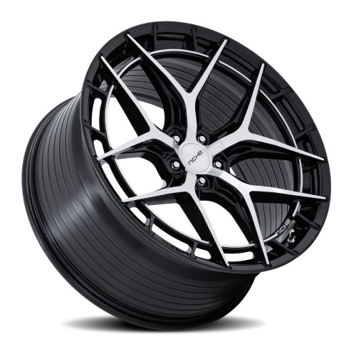 Niche Riviera NC286 BD 20x11 +20 5x115mm 72.56mm Gloss Black Machined Face