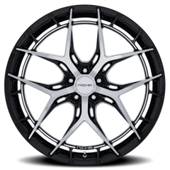 Niche Riviera NC286 BD 20x9 +27 5x120mm 72.56mm Gloss Black Machined Face