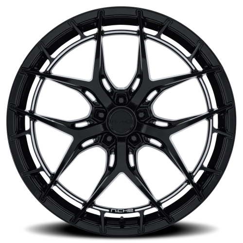 Niche Riviera NC286 BX 22x10.5 +38 5x120mm 74.1mm Gloss Black