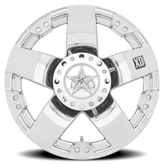 XD Series Rockstar XD775 CH 20x10 -24 8x165.1mm 130.81mm Chrome