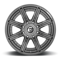 Fuel Rogue Platinum D710 20x10 -18 8x170mm 125.1mm Brushed Gunmetal Tinted Clear