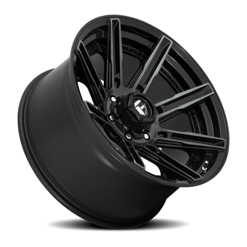 Fuel Rogue D708 20x10 -18 5x127mm 71.5mm Machined  Double Dark Tint
