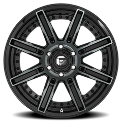 Fuel Rogue D708 20x10 -18 5x127mm 71.5mm Machined  Double Dark Tint