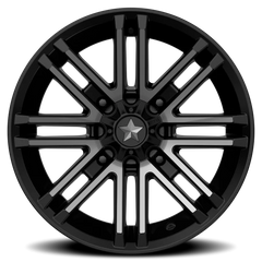 MSA Rogue M40 15x7 +10 4x137mm 112mm Satin Black Titanium Tint