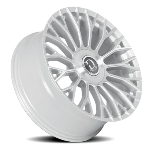 Dolce Luxury Roma GSBF 22x10.5 +40 5x108mm 73.1mm Gloss Silver Brushed Face