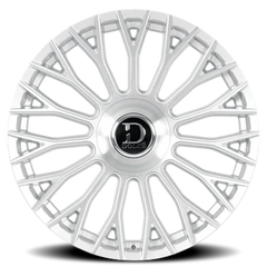 Dolce Luxury Roma GSBF 24x10 +35 6x139.7mm 66.6mm Gloss Silver Brushed Face