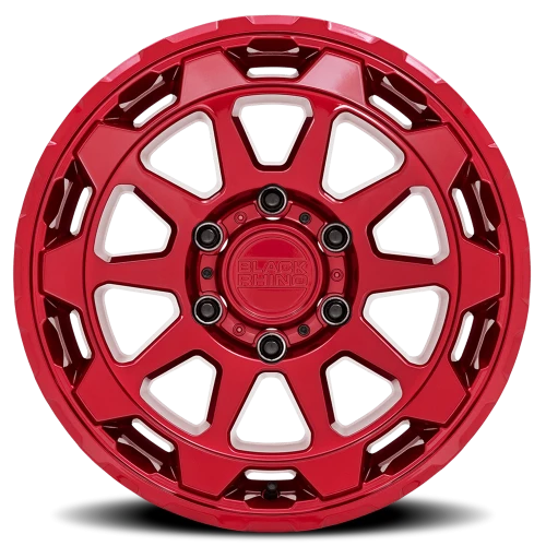 Black Rhino Rotor RD 20x9 +2 5x127mm 71.6mm Candy Red