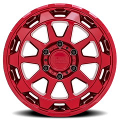 Black Rhino Rotor RD 20x9 +2 5x127mm 71.6mm Candy Red