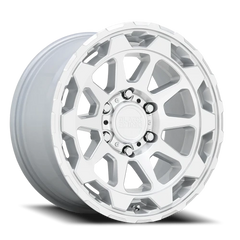 Black Rhino Rotor SL 20x9 -18 6x139.7mm 112.1mm Gloss Silver Mirror Cut Face