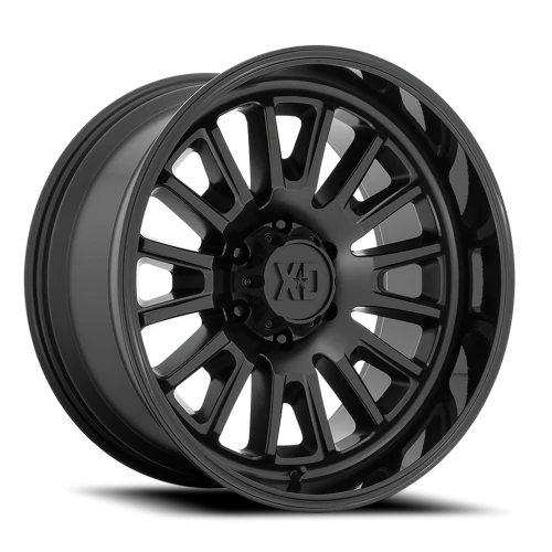 XD Series Rover XD864 SB 20x9 +18 8x170mm 125.1mm Satin Black Gloss Black Lip