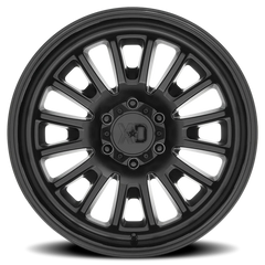 XD Series Rover XD864 SB 20x10 -18 8x180mm 124.2mm Satin Black Gloss Black Lip