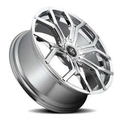 DUB Royalty S207 24x9.5 +30 6x135mm 87.1mm Chrome