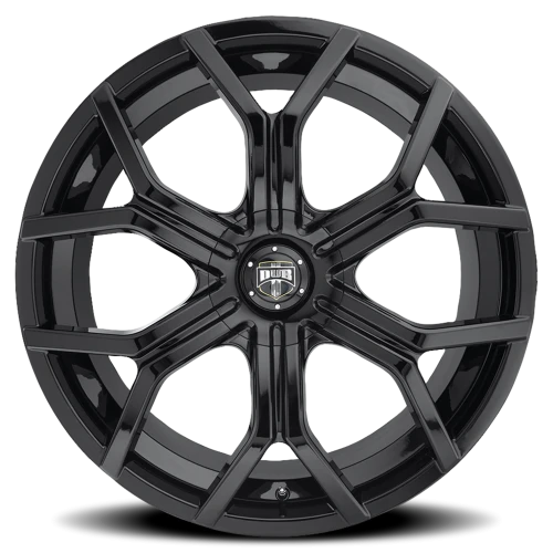 DUB Royalty S208 22x9.5 +30 6x120mm 74.6mm Gloss Black