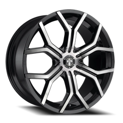 DUB Royalty S209 24x9.5 +30 6x135mm 87.1mm Gloss Black Machined-Spoke-Machined-Face-DDT