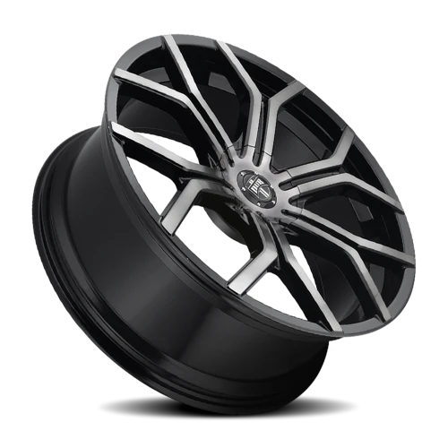 DUB Royalty S209 24x9.5 +30 6x135mm 87.1mm Gloss Black Machined-Spoke-Machined-Face-DDT