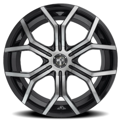 DUB Royalty S209 24x9.5 +30 6x135mm 87.1mm Gloss Black Machined-Spoke-Machined-Face-DDT