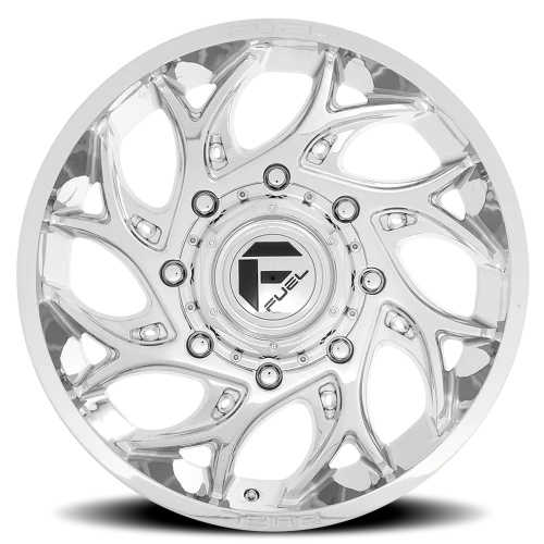 Fuel Runner Dually D740 22x8.25 +105 8x210mm 154.3mm Chrome