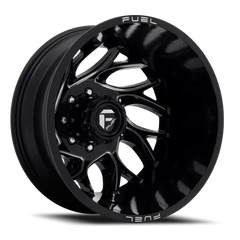 Fuel Runner Dually D741 20x8.25 -202 8x200mm 142.2mm Gloss Black Milled