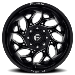 Fuel Runner Dually D741 20x8.25 -221 8x210mm 154.3mm Gloss Black Milled