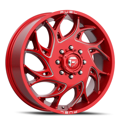 Fuel Runner Dually D742 22x8.25 +105 8x210mm 154.3mm Candy Red Milled