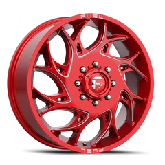Fuel Runner Dually D742 22x8.25 +105 8x165.1mm 121.6mm Candy Red Milled